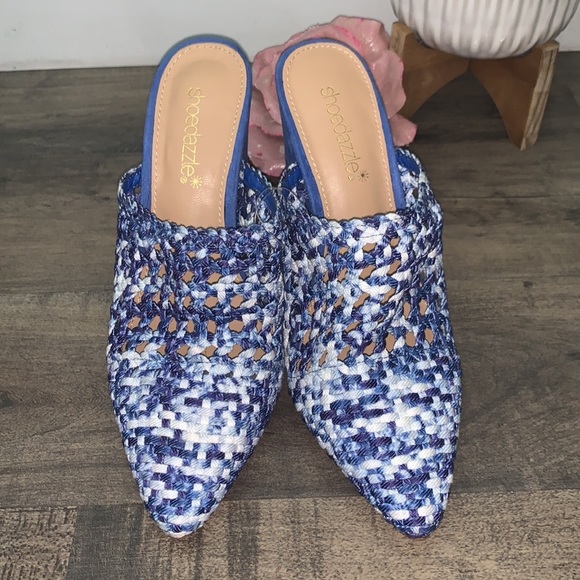 NWOB SHOE DAZZLE KENZIE WOOVEN MULE PUMP - Picture 6 of 8